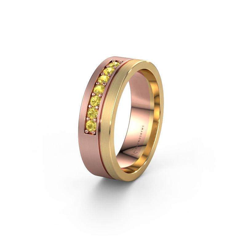 Ehering WH0312L16AM 585 Roségold Gelb Saphir ±6x1.7 mm