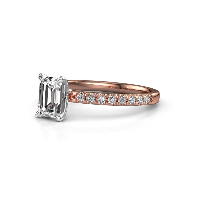 Afbeelding van Verlovingsring Crystal EME 2 585 rosé goud lab-grown diamant 0.90 crt
