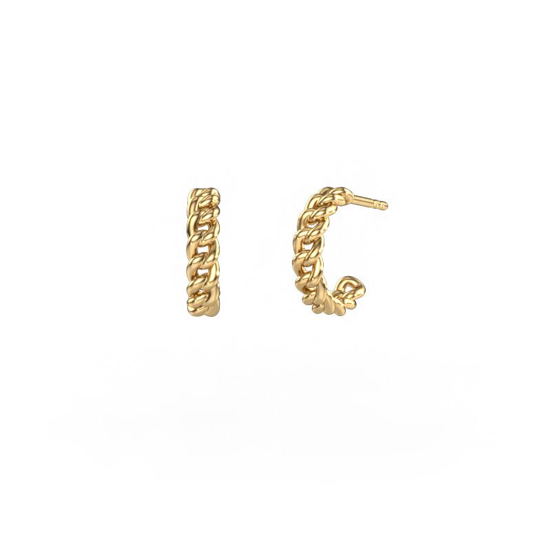 Boucles d'oreilles Della 10mm 585 or jaune