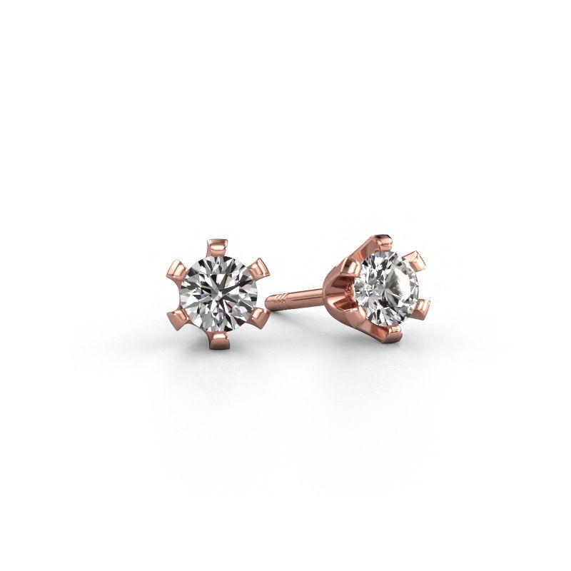 Ohrsteckers Shana 585 Roségold Diamant 0.25 crt