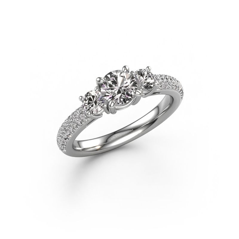 Verlobungsring Marielle RND 950 Platin Diamant 1.27 crt