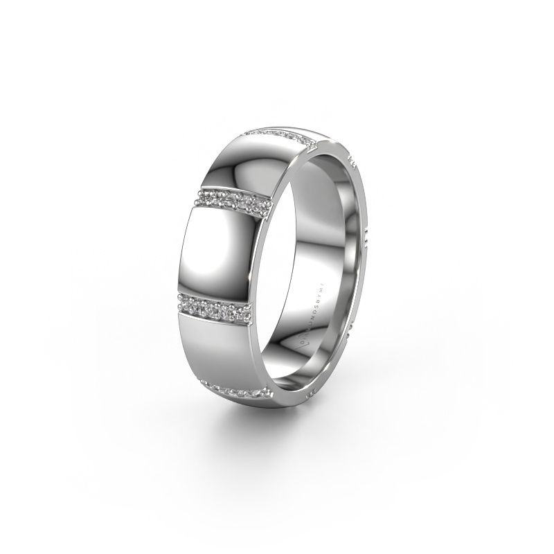 Alliance WH2124L26B 950 platine zircone ±6 x 2 mm