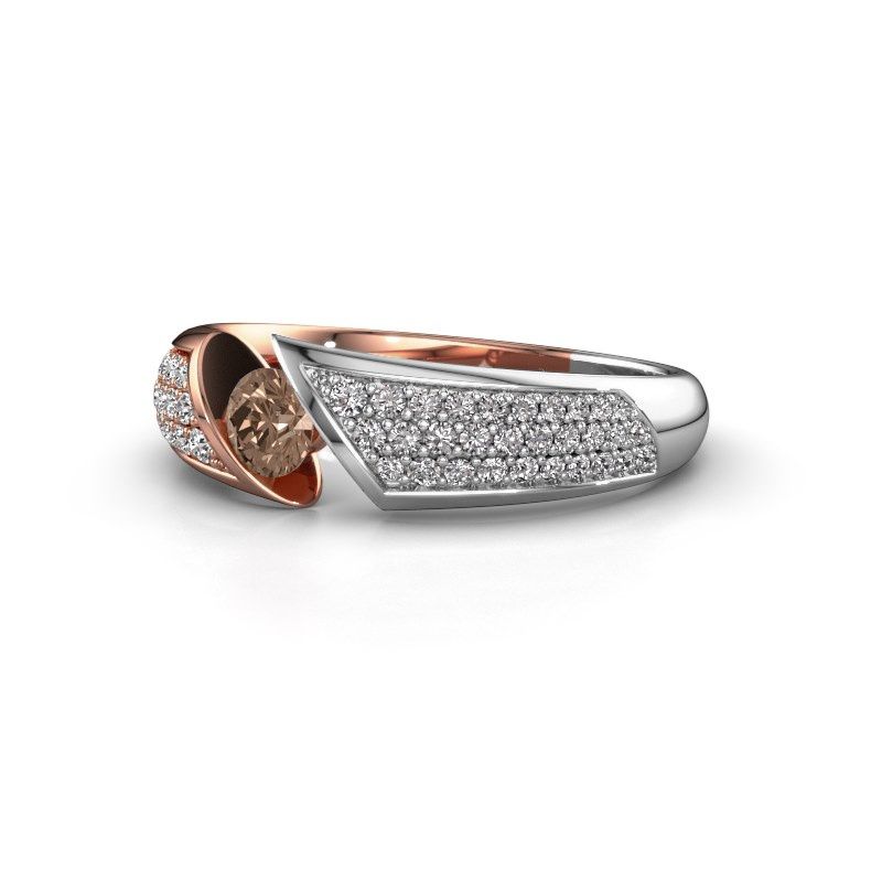 Image of Ring Hojalien 3<br/>585 rose gold<br/>Brown Diamond 0.621 Crt