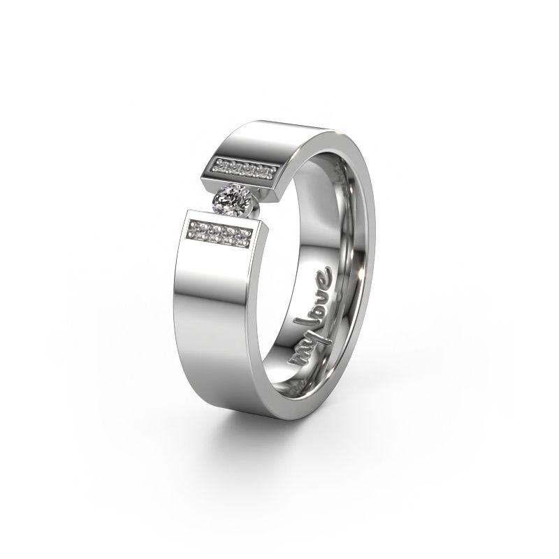Alliance WH2096L16C 585 or blanc ±6x2.2 mm diamant synthétique