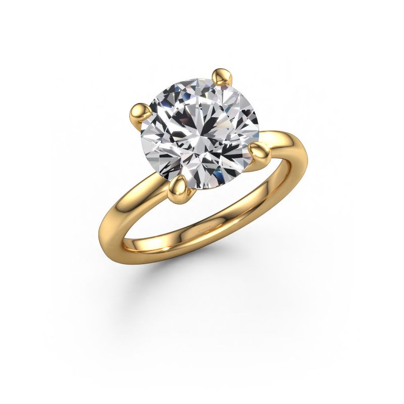 Engagement ring Simone RND 1 585 gold lab grown diamond 4.00 crt