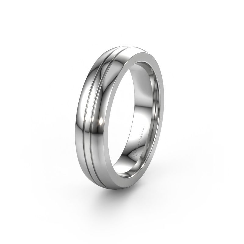 Wedding ring WH0416M25E 950 platinum ±0.20x0.09in