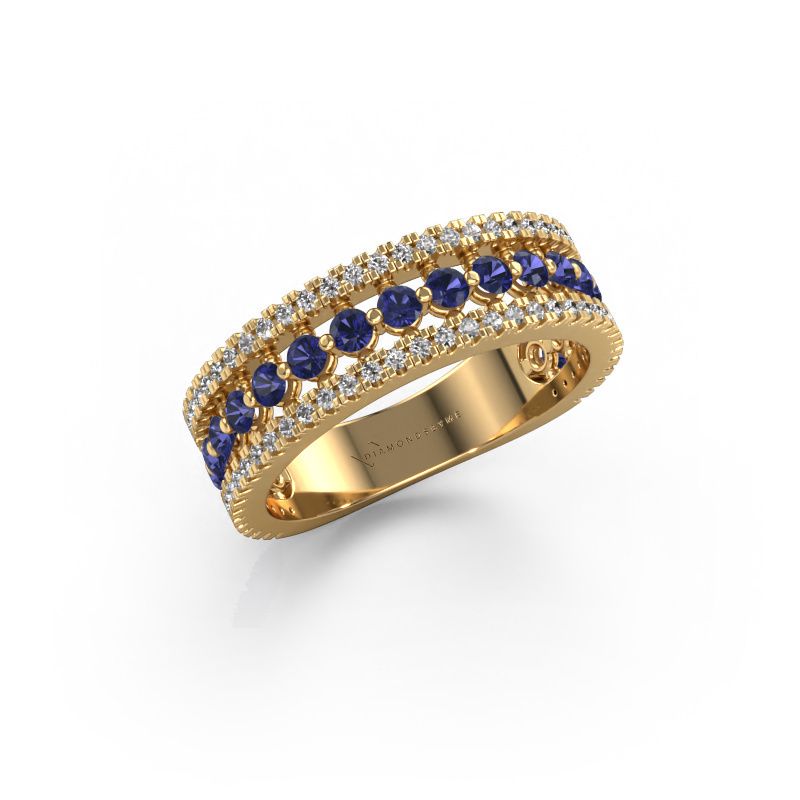Ring Elizbeth 1 585 Gold Saphir 2 mm