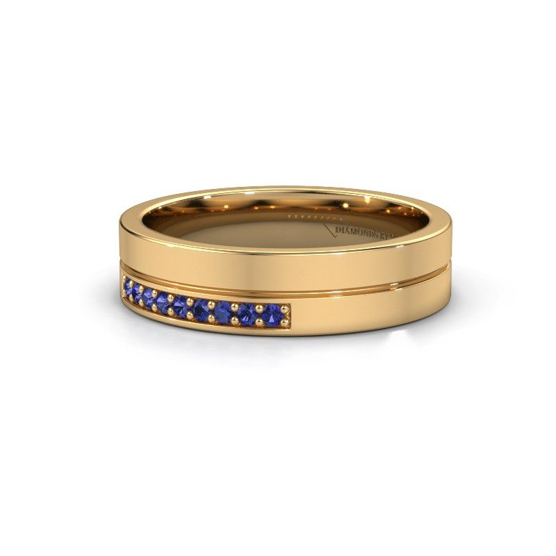 Image of Wedding ring WH0213L15AP<br/>585 gold ±5x1.7 mm<br/>Sapphire