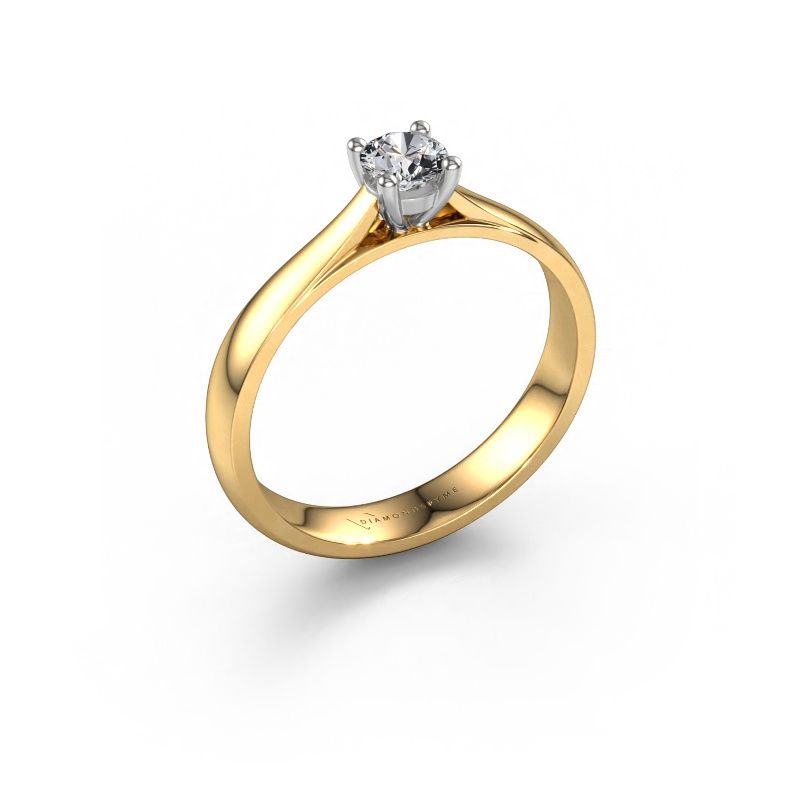 Verlovingsring Sam 585 goud lab-grown diamant 0.25 crt