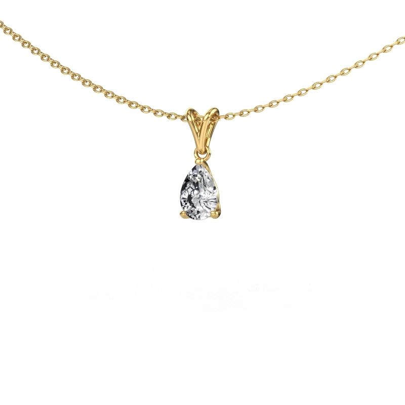 Pendant Sam PER 585 gold lab grown diamond 0.50 crt
