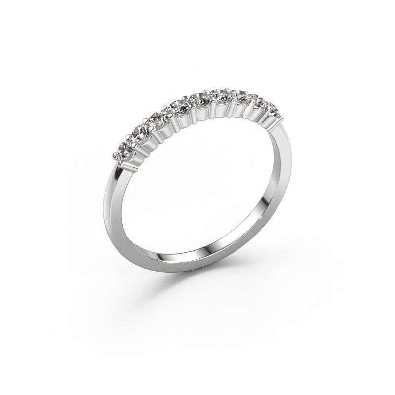 Ring Yasmin 9 950 Platin Zirkonia 2.4 mm