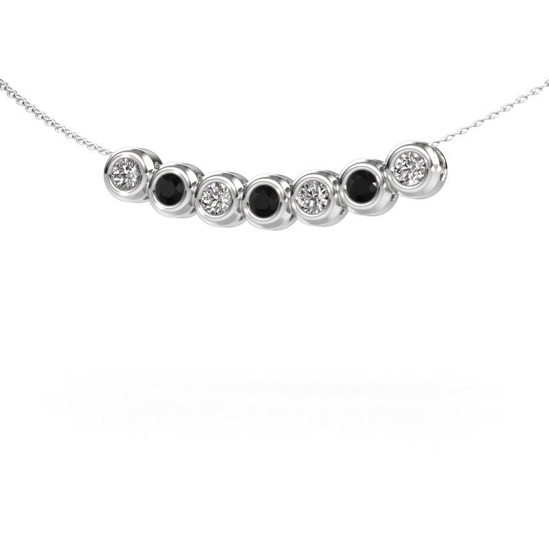 Kette Kim 7 585 Weißgold Schwarz Diamant 1.14 crt