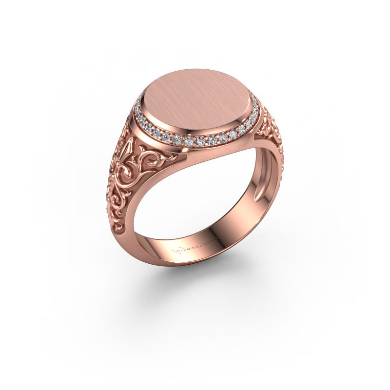 Siegelring Moor 1 585 Roségold