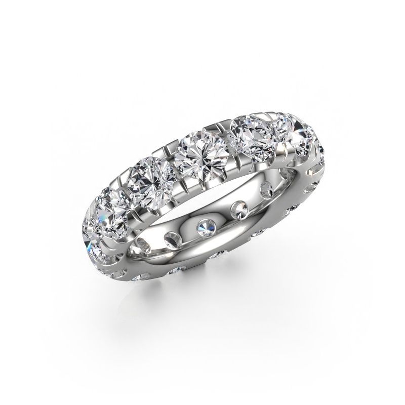 Anello componibile Jackie 4.7 585 oro bianco diamante lab grown 5.60 crt