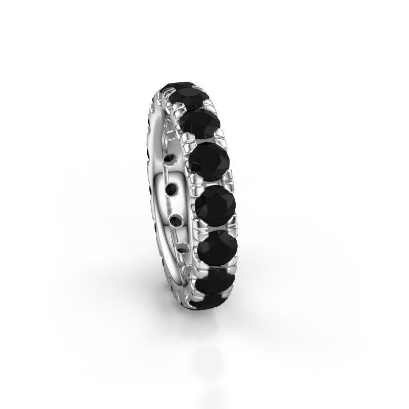 Bild von Vorsteckring jackie 4.0<br/>585 Weißgold<br/>schwarz diamant 4.80 crt