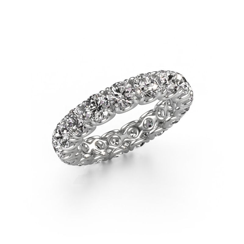 Ring Estee 4.0 585 witgoud diamant 4.00 crt