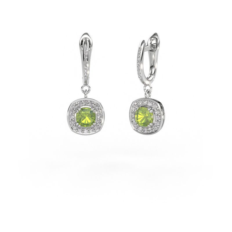 Ohrhänger Marlotte 2 950 Platin Peridot 5 mm