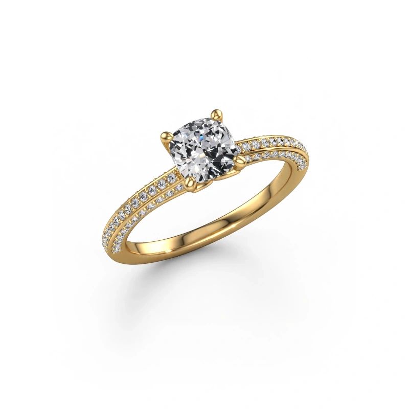 Verlovingsring Elenore cus 585 goud lab-grown diamant 1.00 crt
