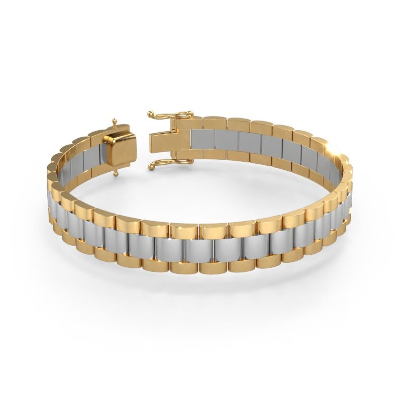 Armband Erik 12 mm 585 Weißgold ±12 mm