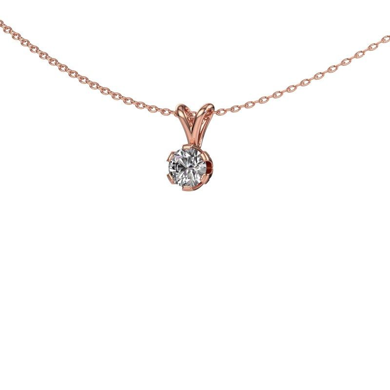 Pendant Julia 585 rose gold diamond 0.40 crt