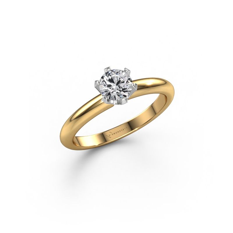 Engagement ring Tiffy 1 585 gold lab-grown diamond 0.50 crt