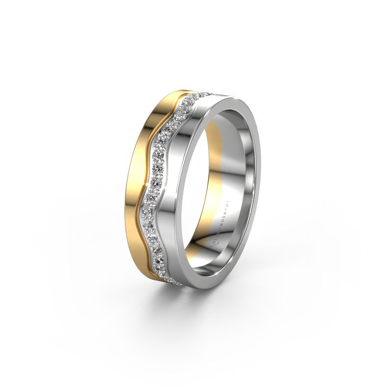 Alliance WH0803L16AP 585 or jaune diamant synthétique 0.44 crt ±6x1.7 mm