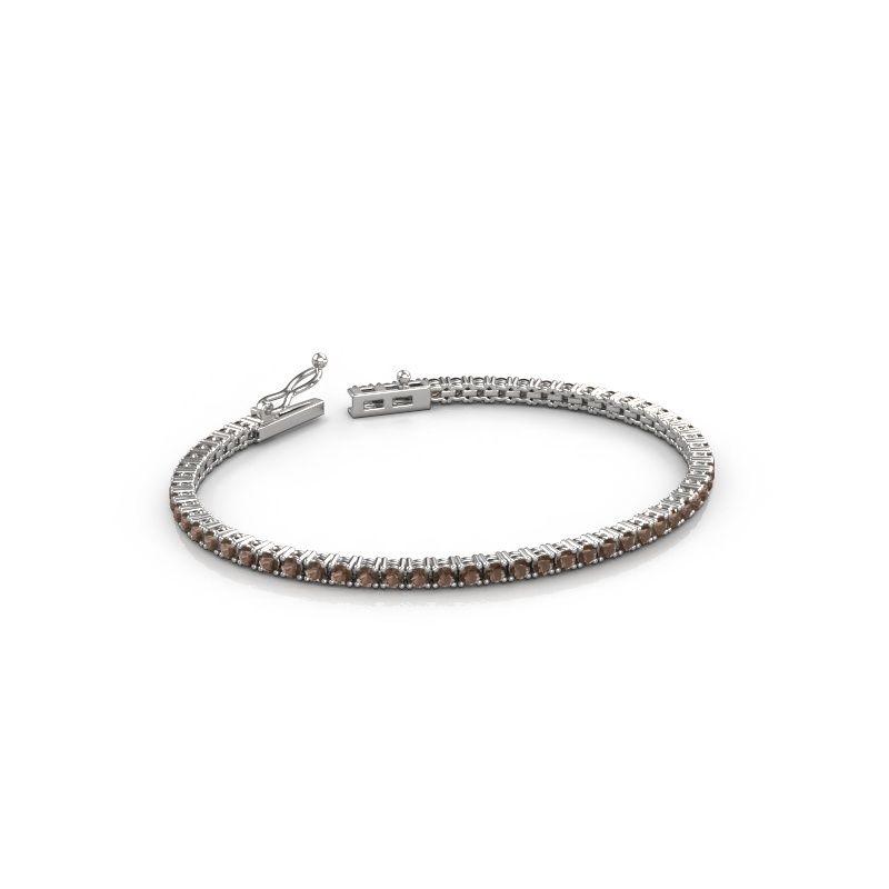 Bracelet tennis Shirley 2.4 585 or blanc 2.4 mm