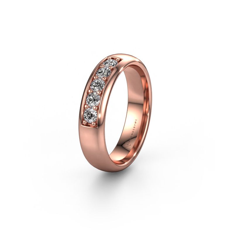 Ehering WH0111L35BP 585 Roségold Lab-grown Diamant ±5x2 mm