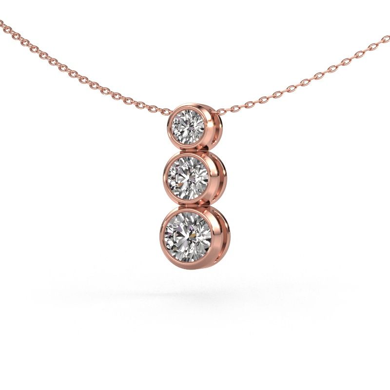 Anhänger Linda 585 Roségold Diamant 1.45 crt