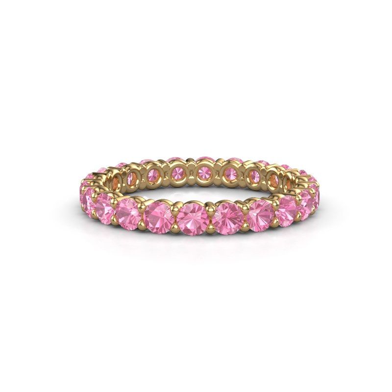 Bild von Vorsteckring heddy rnd 2.7<br/>585 Gold<br/>Pink Saphir 2.7 mm