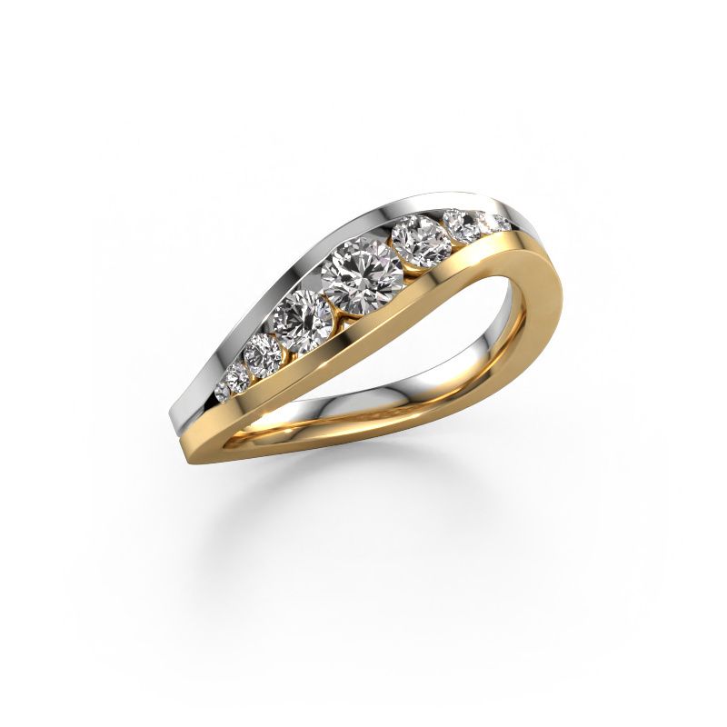 Ring Sigrid 2 585 gold zirconia 4 mm