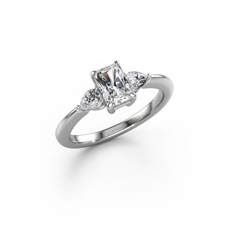 Anello di fidanzamento Chanou RAD 950 platino diamante 1.17 crt