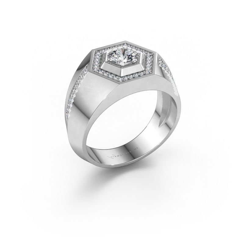 Men's ring Sjoerd 950 platinum lab-grown diamond 0.73 crt