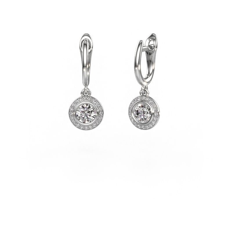 Ohrhänger Noud RND 950 Platin Diamant 1.20 crt