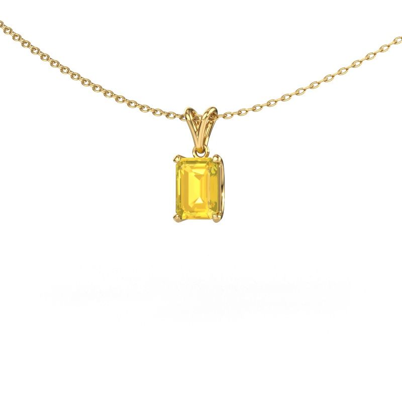 Anhänger Sam EME 585 Gold Gelb Saphir 7x5 mm