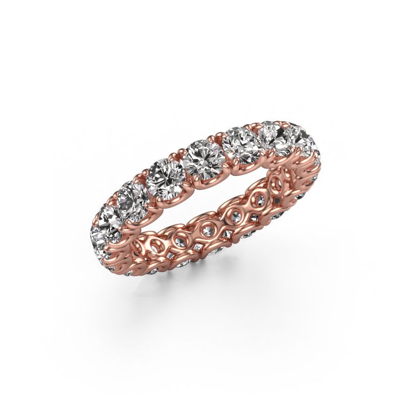 Aanschuifring Estee 3.7 585 rosé goud zirkonia 3.7 mm