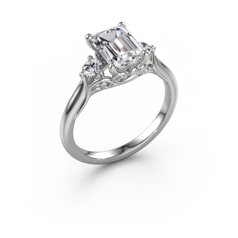 Engagement ring Laurian EME 950 platinum diamond 1.02 crt