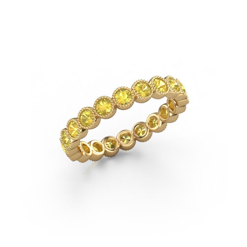 Bague Mariam 0.05 585 or jaune saphir jaune 2.4 mm