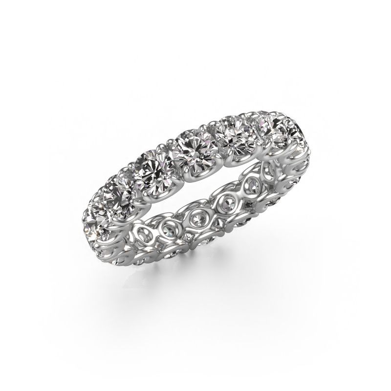Ring Estee 4.2 585 witgoud lab-grown diamant 4.80 crt