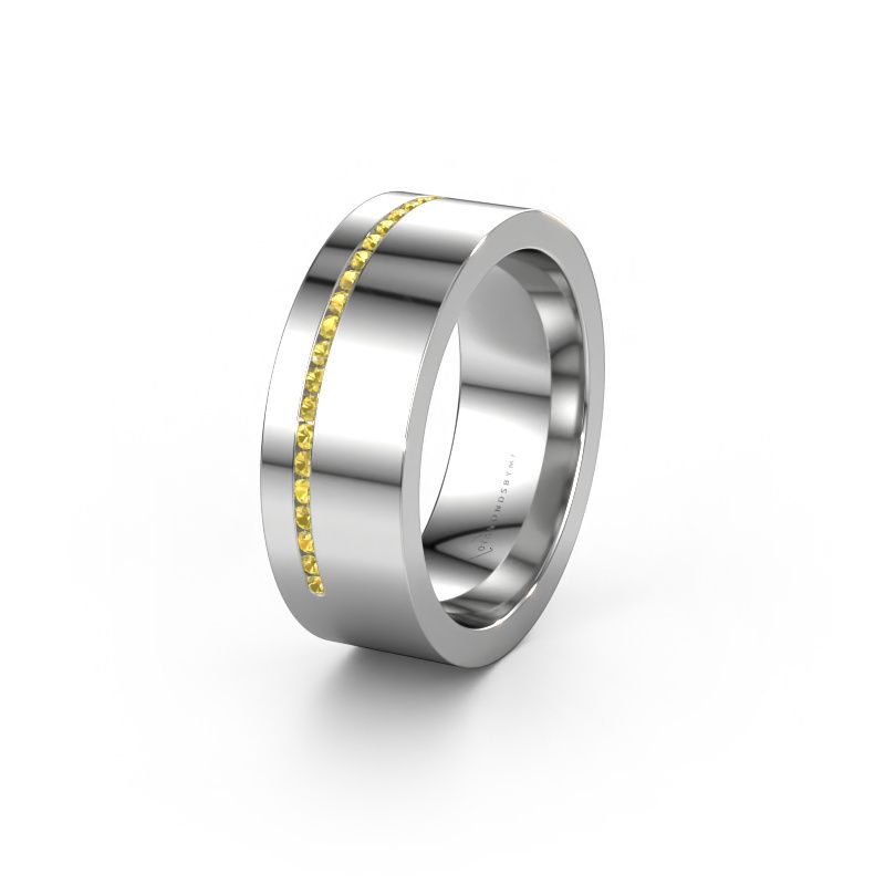 Ehering WH0143L17BP 950 Platin Gelb Saphir ±7 x 2 mm