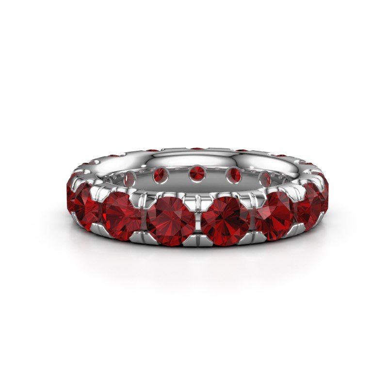 Bild von Vorsteckring jackie 4.2<br/>585 Weißgold<br/>Rubin 4.2 mm
