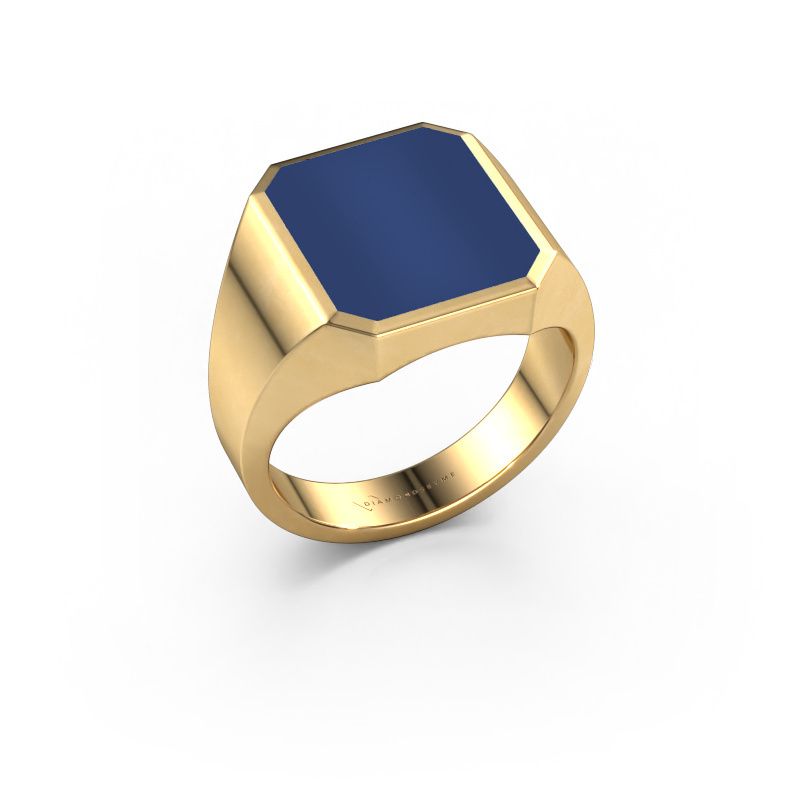 Siegelring Lars 3 585 Gold Lapislazuli 14x12 mm