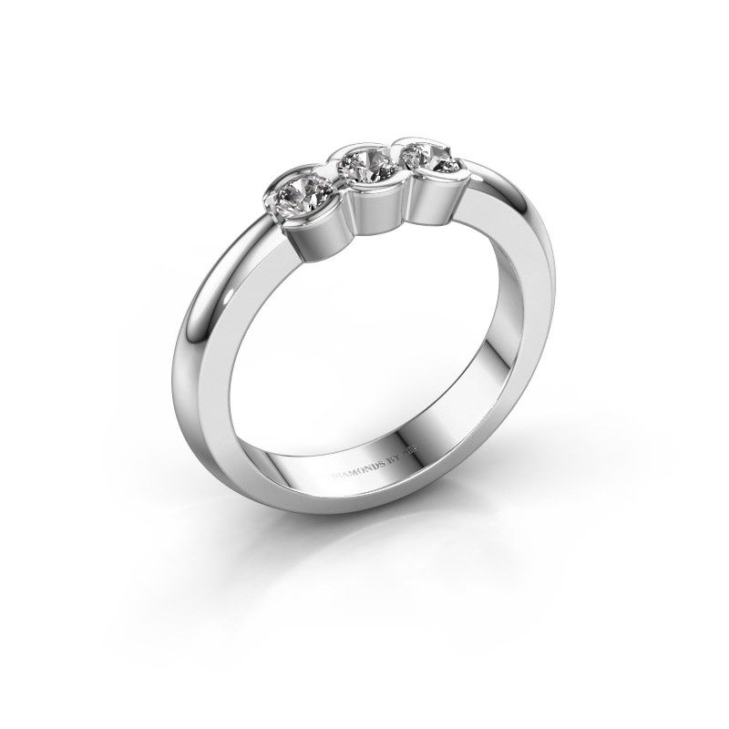 Afbeelding van Ring lotte 3<br/>925 zilver<br/>Diamant 0.30 crt