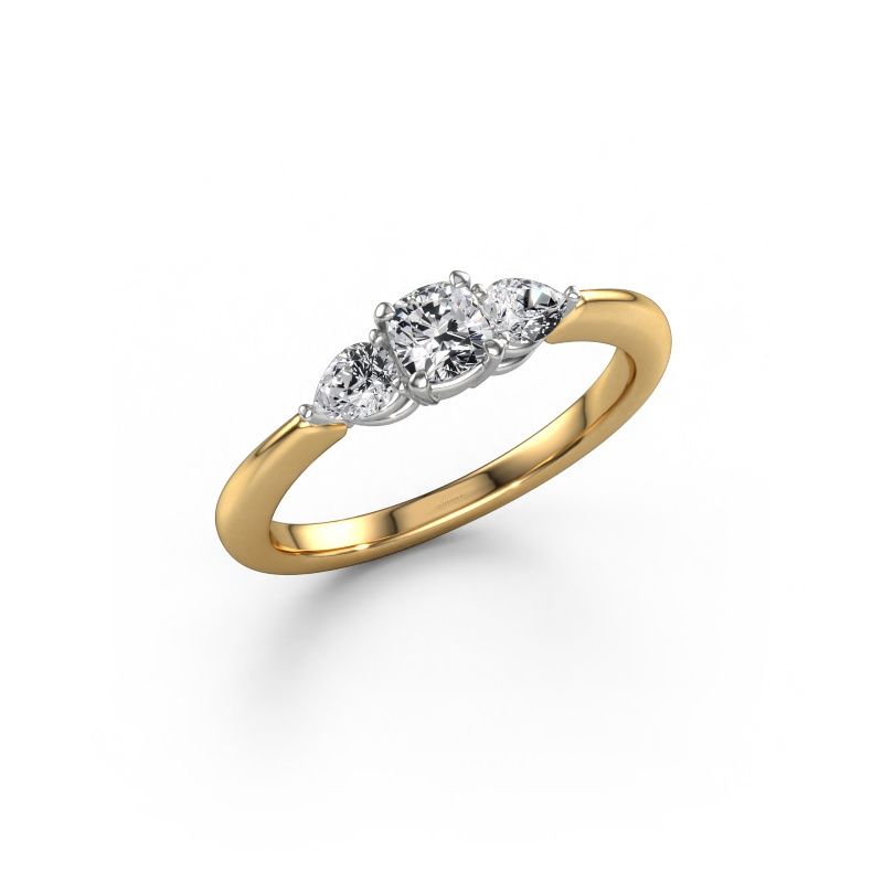 Verlovingsring Chanou CUS 585 goud diamant 0.75 crt