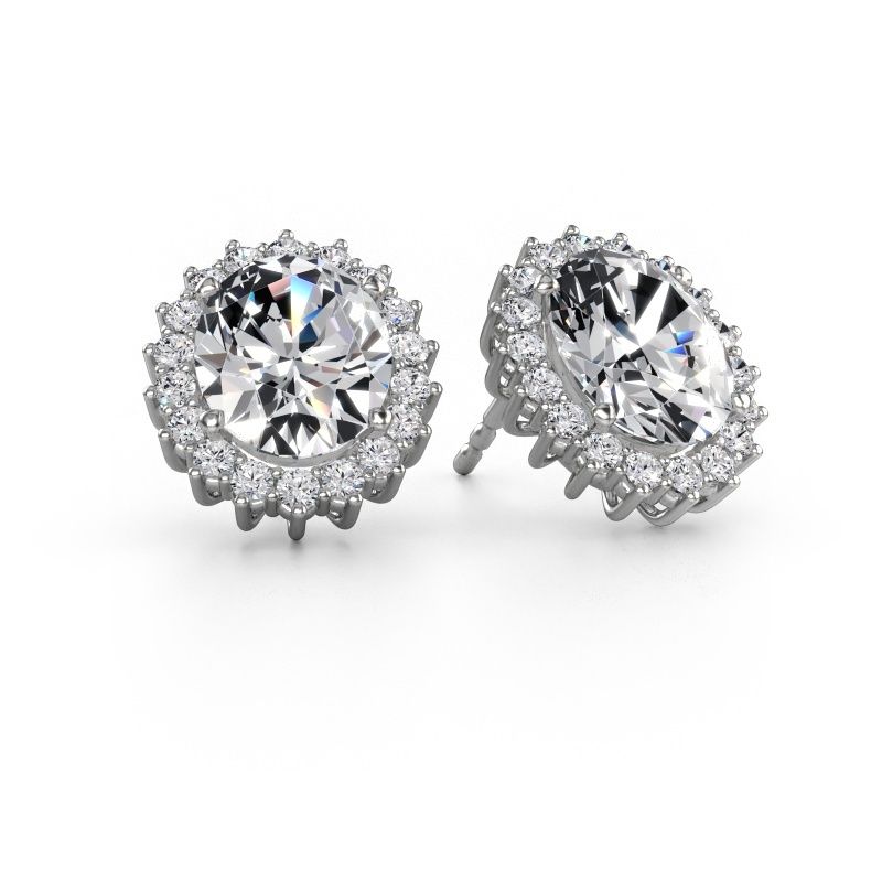 Ohrringe Margien 950 Platin Lab-grown Diamant 2.70 crt