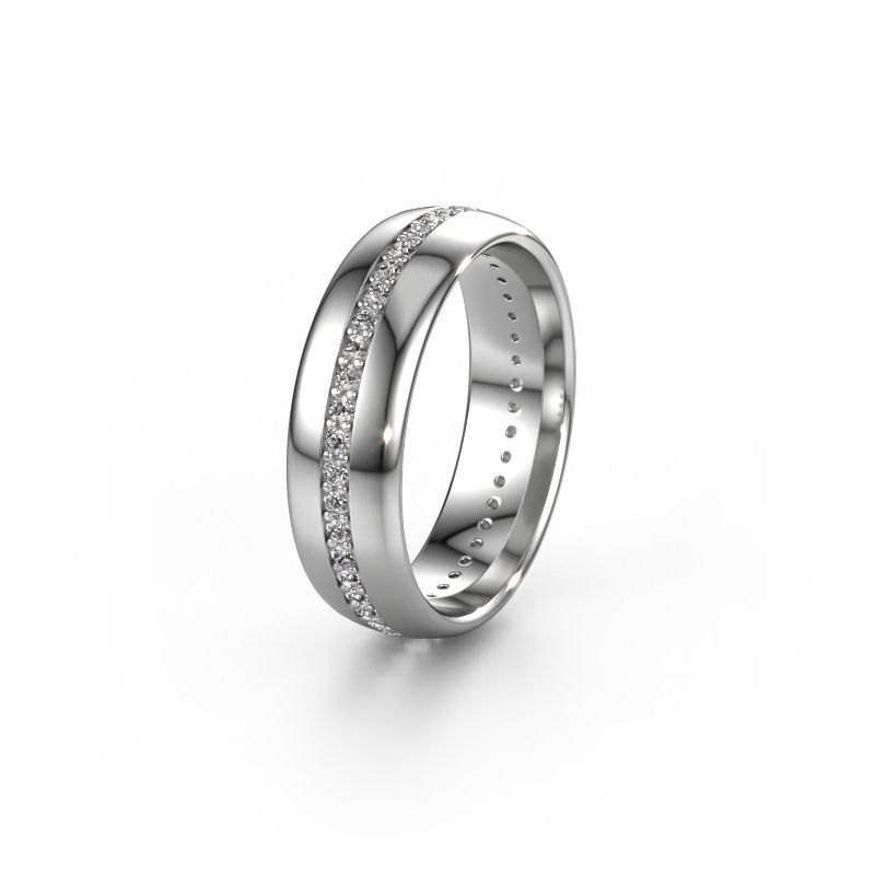 Alliance WH0203L36AP 950 platine diamant synthétique ±6x1.7 mm