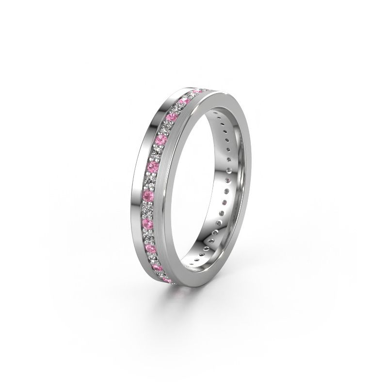 Alliance WH0203L14BPM 585 or blanc saphir rose 1.3 mm ±4x2 mm