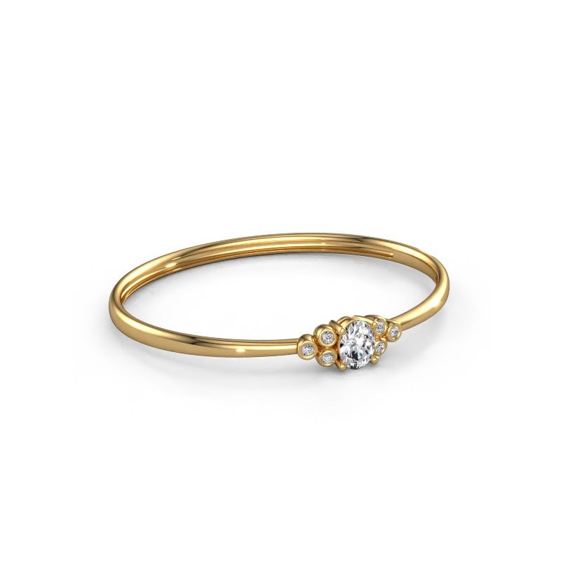 Bangle Lucy 585 gold diamond 1.98 crt