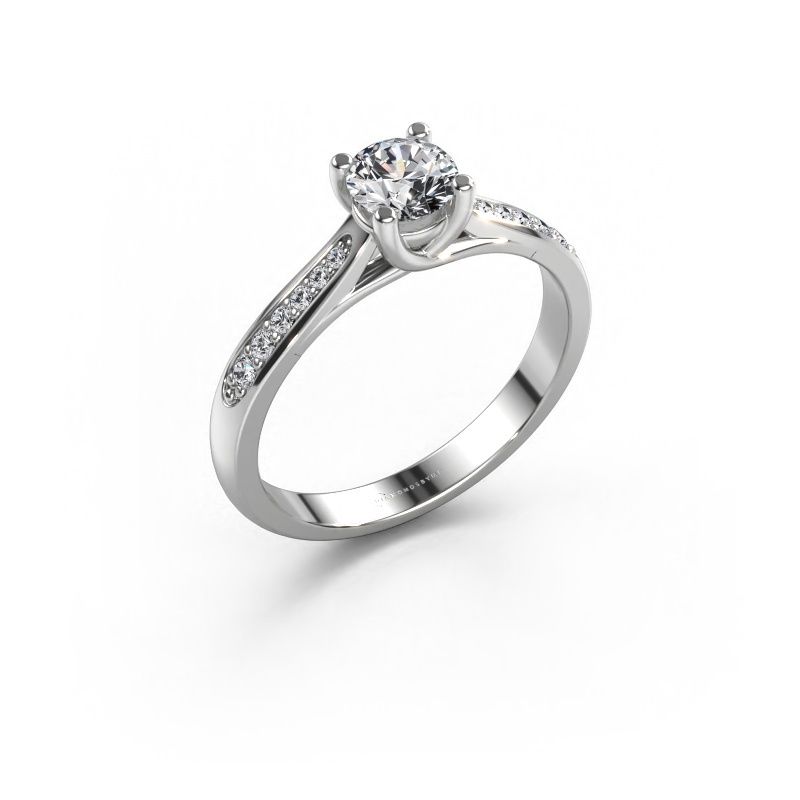 Engagement ring Mia 2 585 white gold lab grown diamond 0.50 crt