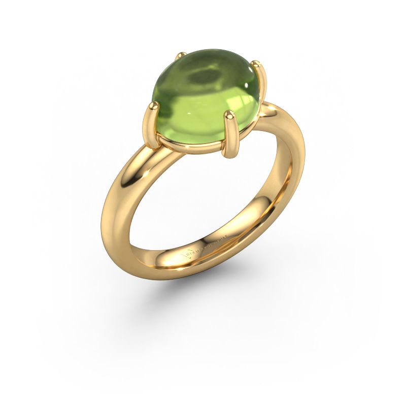Ring Melodee 585 gold peridot 10x8 mm